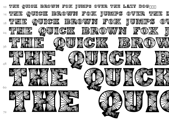 Edyra font waterfall